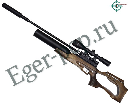 Пневматическая винтовка Jager SP Карабин колба (PCP, 550 мм, 6.35 мм, дерево, LW)